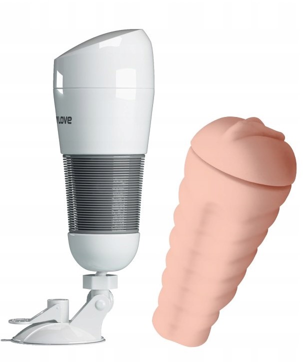 Masturbator Pretty Love Vagin Cup Hedy cu Ventuza, Alb, #3, Erotic24.ro