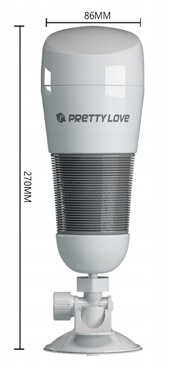 Masturbator Pretty Love Vagin Cup Hedy cu Ventuza, Alb, #4, Erotic24.ro