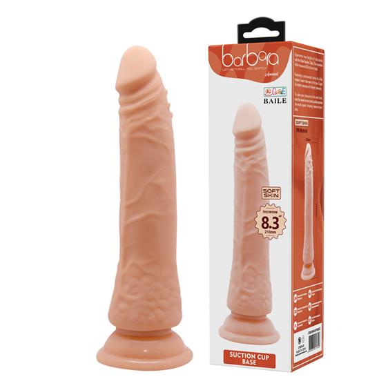 Dildo Realist Ammut Soft Skin, Natural, 21 cm, #4, Erotic24.ro