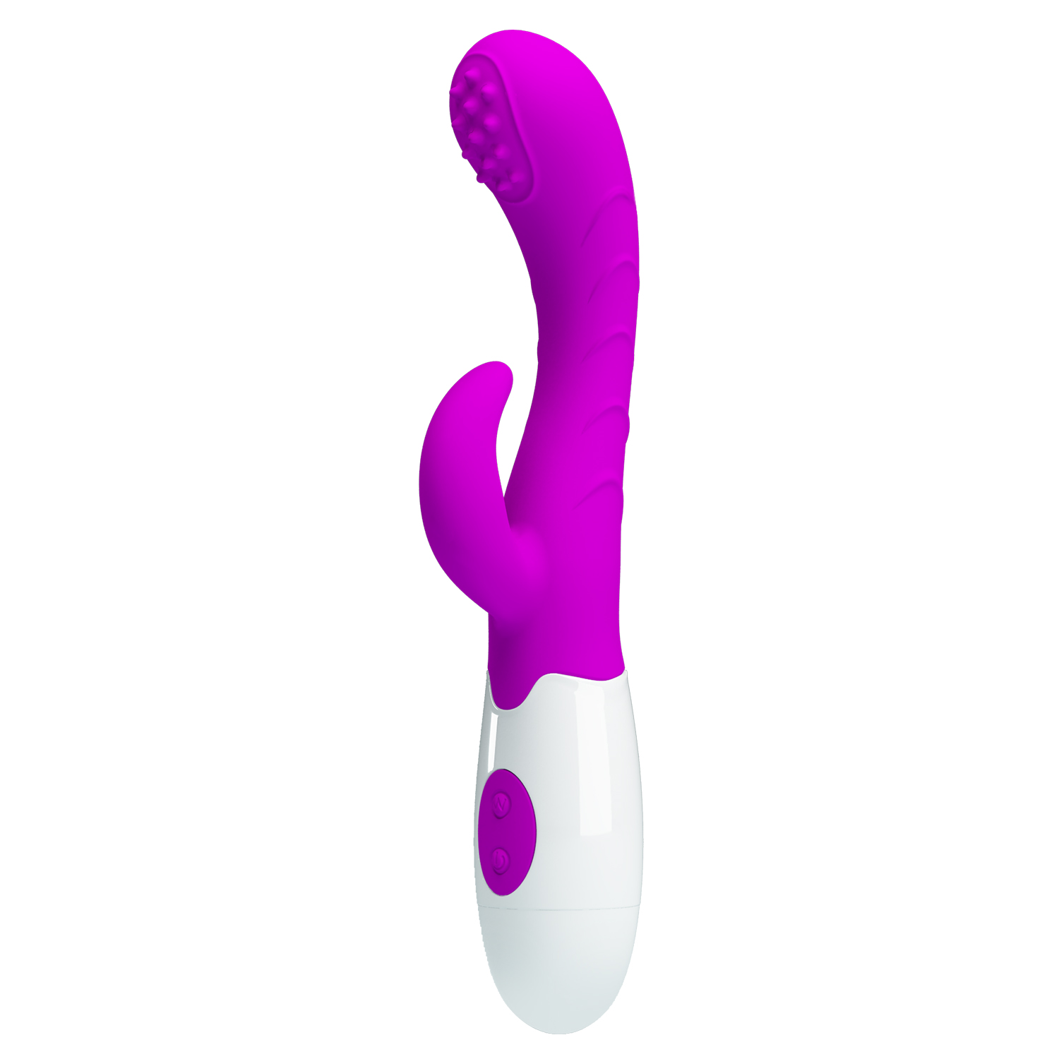 Vibrator Pretty Love Bruno, 7 Moduri Vibratii, Silicon, Mov, 20 cm, #2, Erotic24.ro