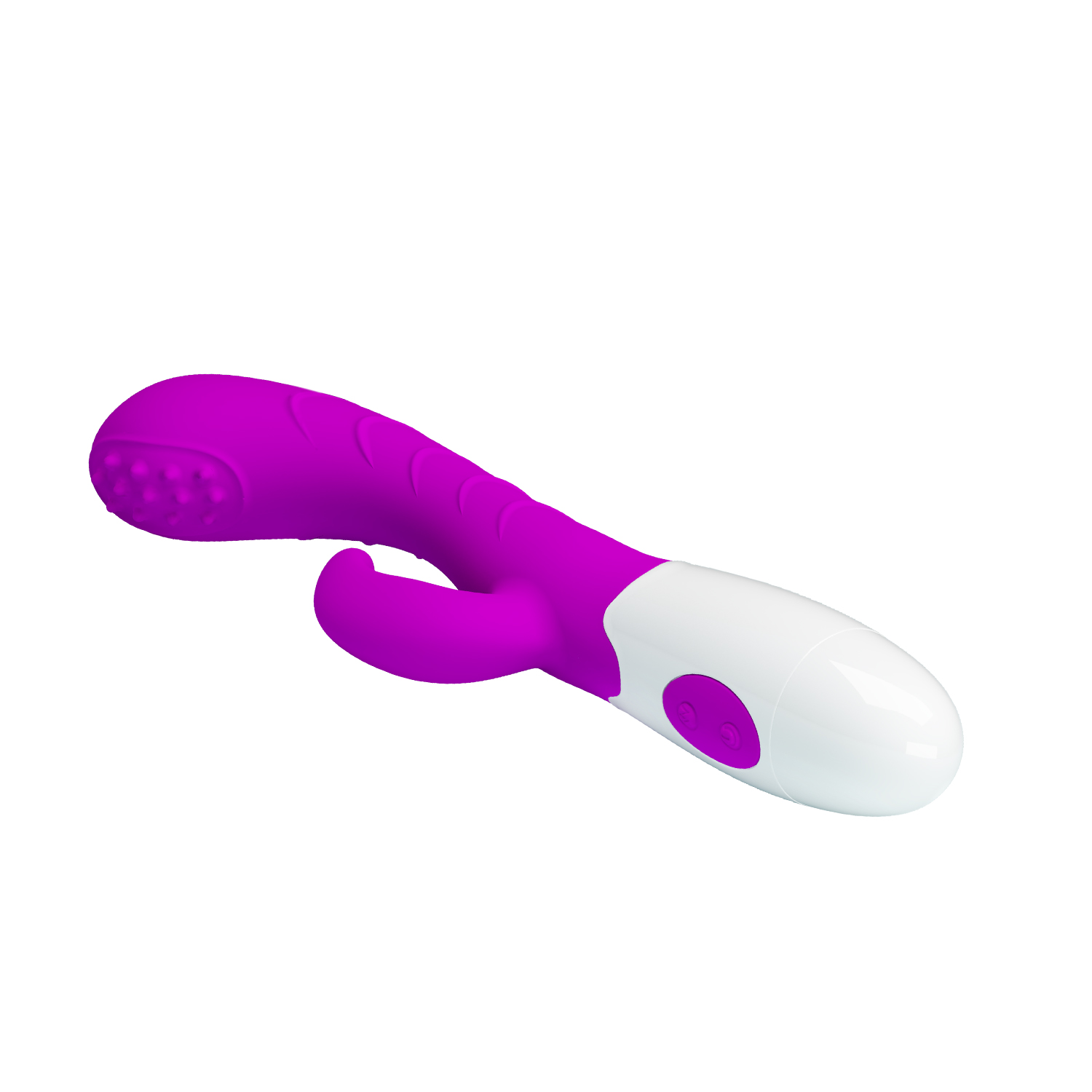 Vibrator Pretty Love Bruno, 7 Moduri Vibratii, Silicon, Mov, 20 cm, #3, Erotic24.ro