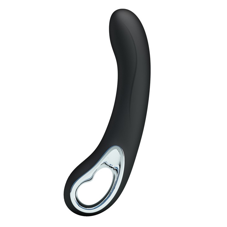 Vibrator Alston, 12 Moduri Vibratii, Silicon, USB, Negru, 19.7 cm, Nr. 2, Erotic24.ro