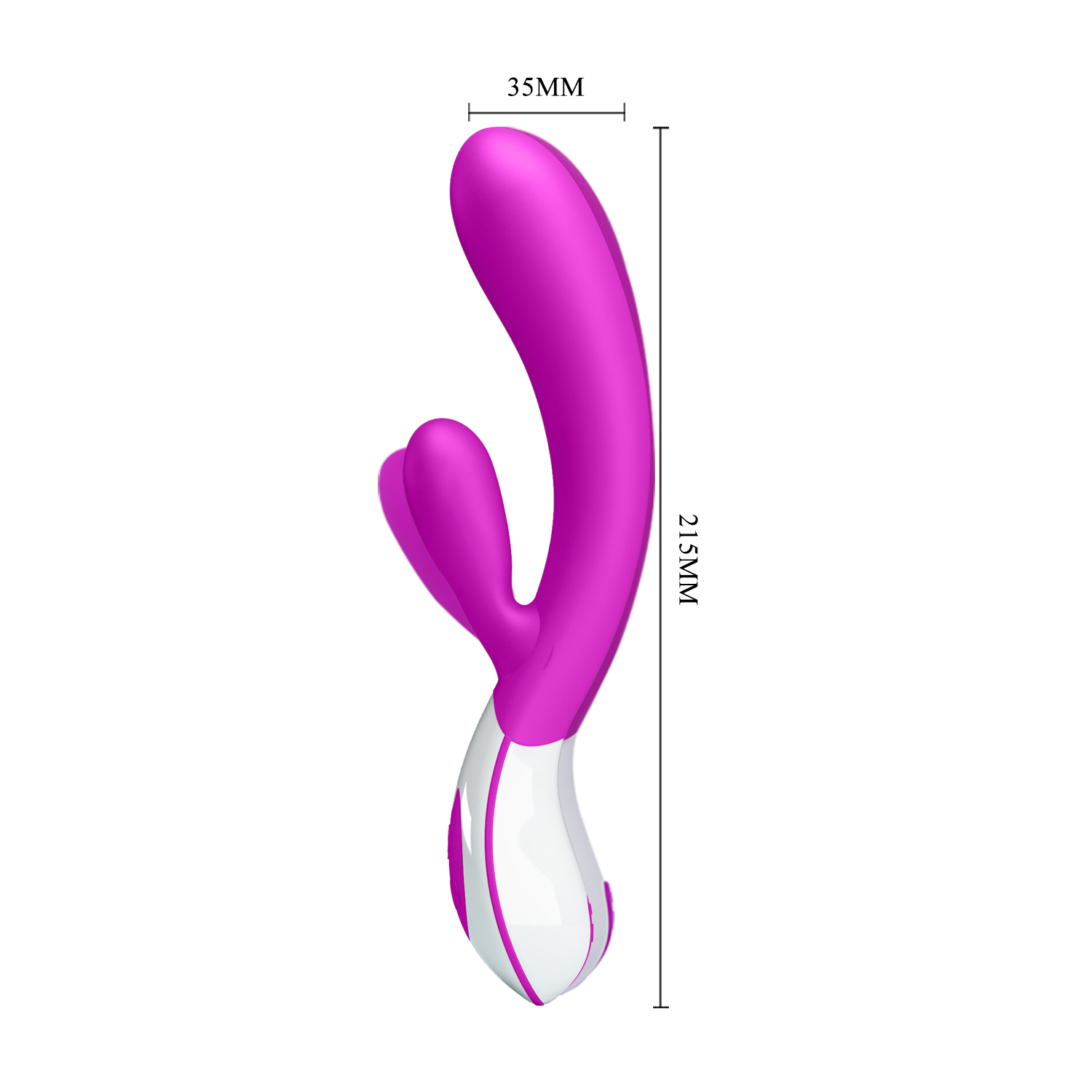 Vibrator Rabbit Colby, 12 Moduri Vibratii, Silicon, USB, Mov, 21.5 cm, Nr. 9, Erotic24.ro