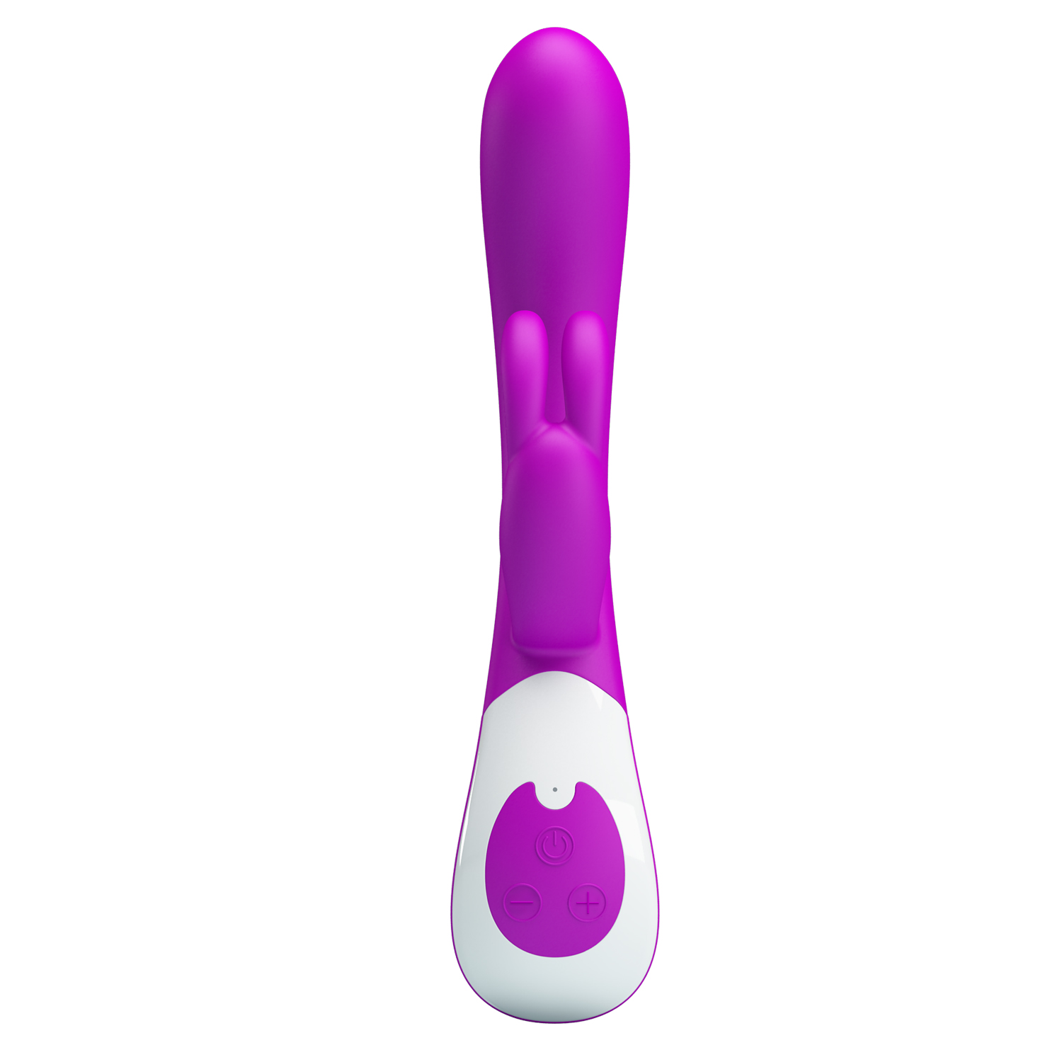 Vibrator Iepuras Harlan, 12 Moduri Vibratii, Silicon, USB, Mov, 21.5 cm, Nr. 2, Erotic24.ro