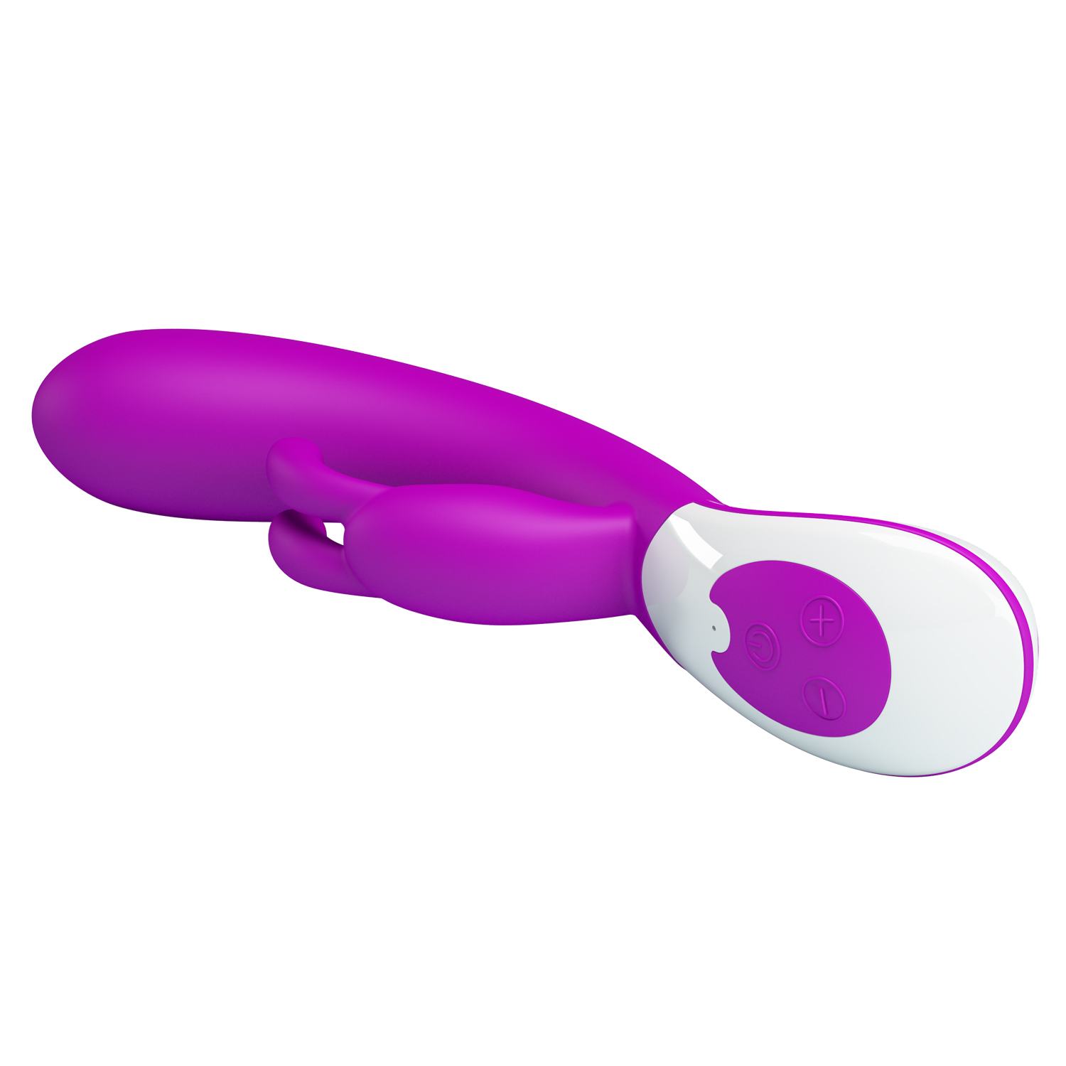 Vibrator Iepuras Harlan, 12 Moduri Vibratii, Silicon, USB, Mov, 21.5 cm, Nr. 3, Erotic24.ro