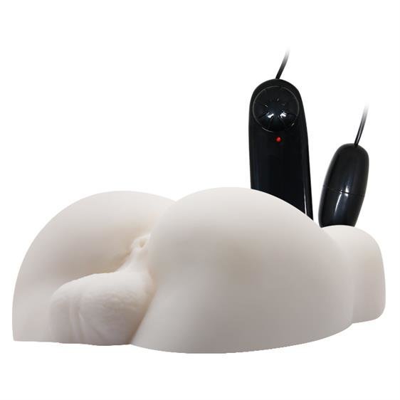 Masturbator Anus cu Glont Vibrator Bigger Man Natural, Nr. 1, Erotic24.ro