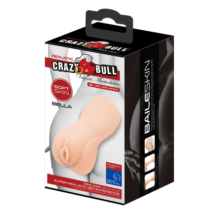 Masturbator Crazy Bull Bella, Soft Skin, Caramel, 15 cm, Nr. 5, Erotic24.ro