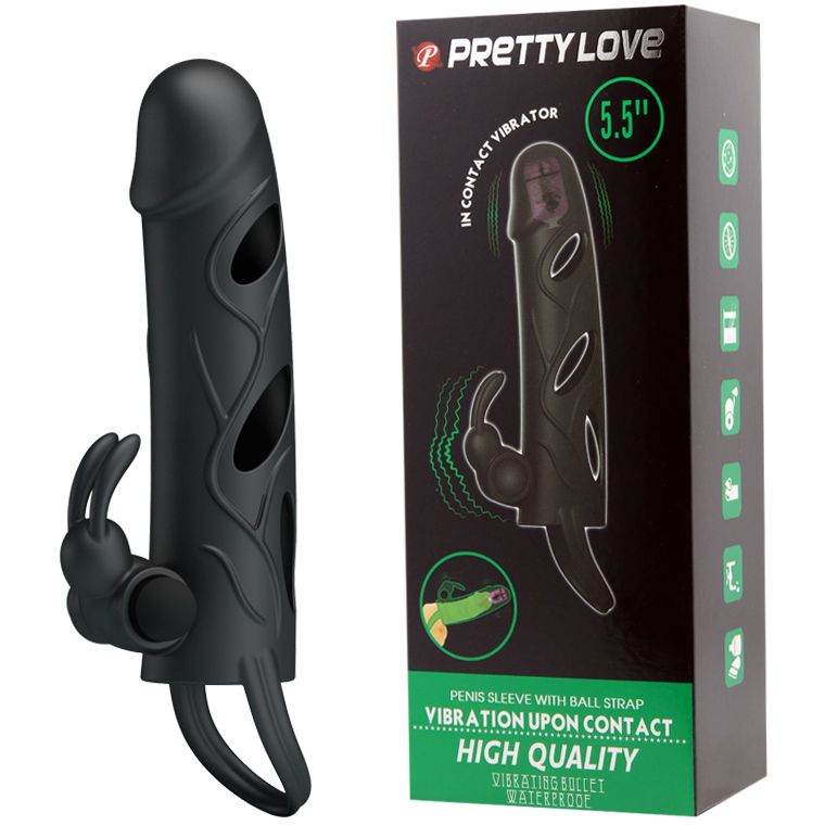 Manson de Penis cu Vibratii si Iepuras Pretty Love, #3, Erotic24.ro