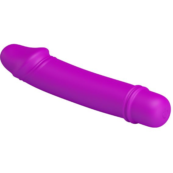Vibrator Pretty Love Emily, 10 Moduri Vibratii, Silicon, Mov, 13 cm, Nr. 4, Erotic24.ro