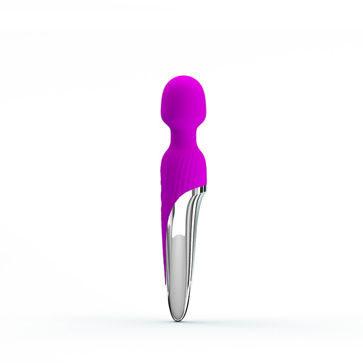 Vibrator Masaj Nathaniel 7 Moduri Vibratii&5 Intensitati Viteza Silicon USB Mov 26 cm, #7, Erotic24.ro