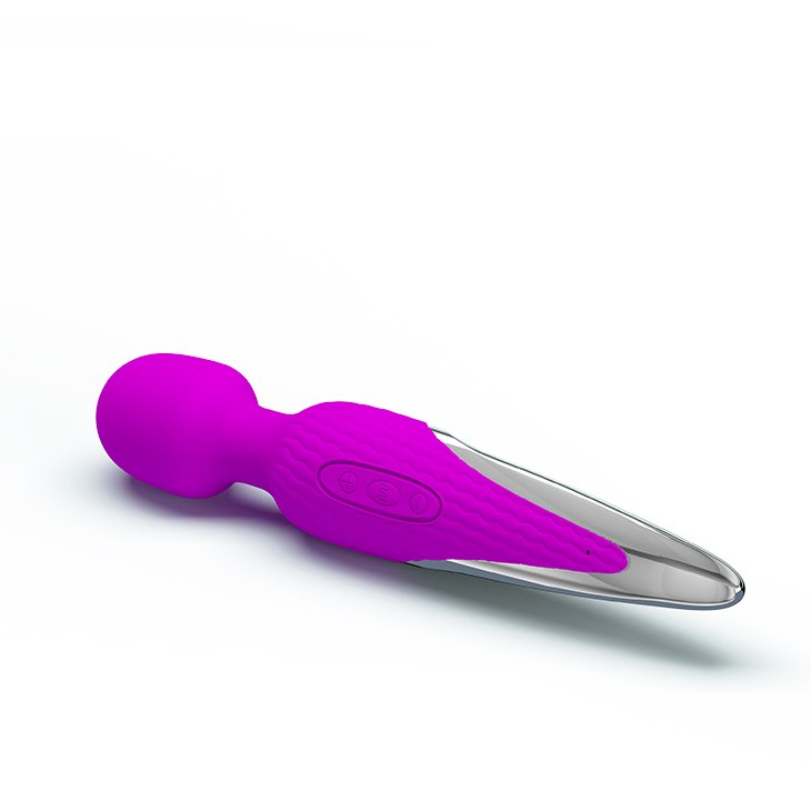 Vibrator Masaj Nathaniel 7 Moduri Vibratii&5 Intensitati Viteza Silicon USB Mov 26 cm, #8, Erotic24.ro