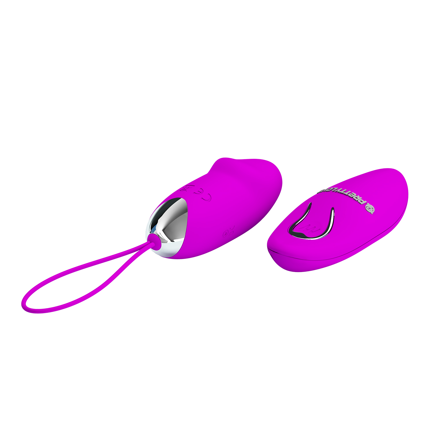 Ou Vibrator Pretty Love Julia Remote Control, 12 Moduri Vibratii, Silicon, USB, Mov, #4, Erotic24.ro