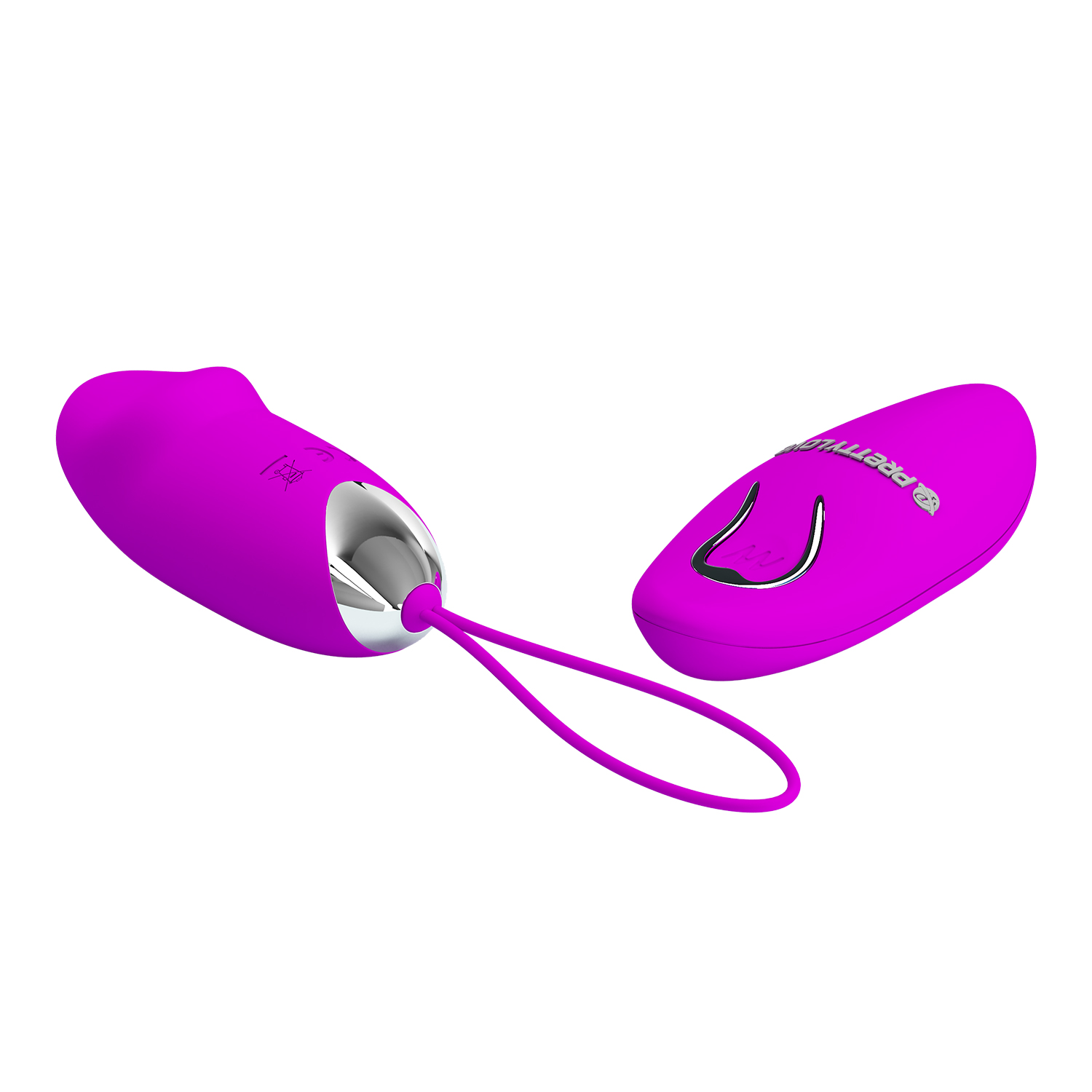 Ou Vibrator Pretty Love Julia Remote Control, 12 Moduri Vibratii, Silicon, USB, Mov, #3, Erotic24.ro