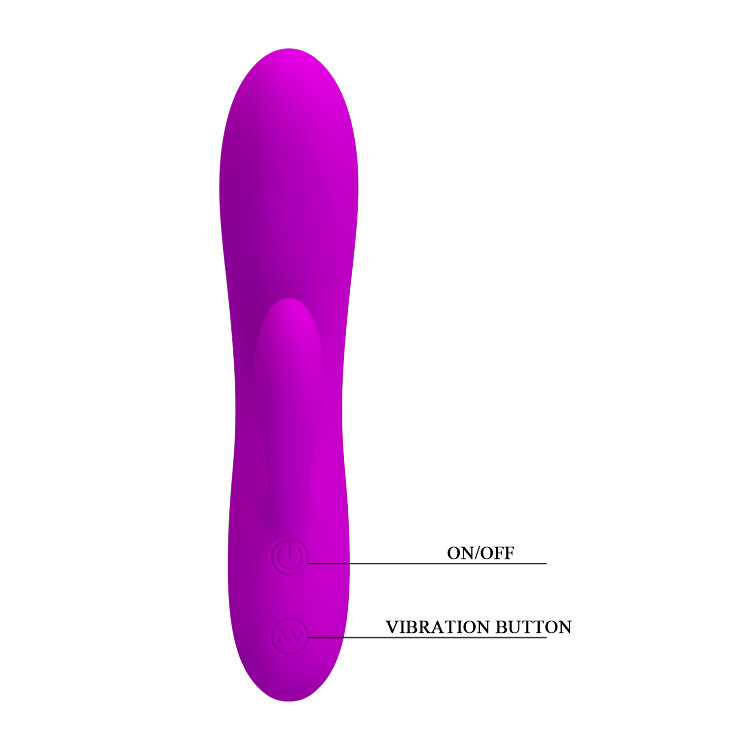 Vibrator Pretty Love Alvin, 30 Moduri Vibratii, Silicon, USB, Mov, 16.9 cm, #5, Erotic24.ro