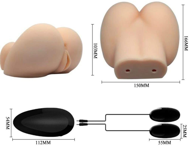 Masturbator anal si vaginal cu vibratii Crazy Bull, Nr. 4, Erotic24.ro