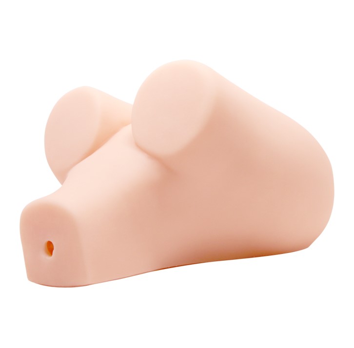 Masturbator Realist Dublu Vagin&Anus cu Vibratii Multispeed Crazy Bull, Natural, #7, Erotic24.ro