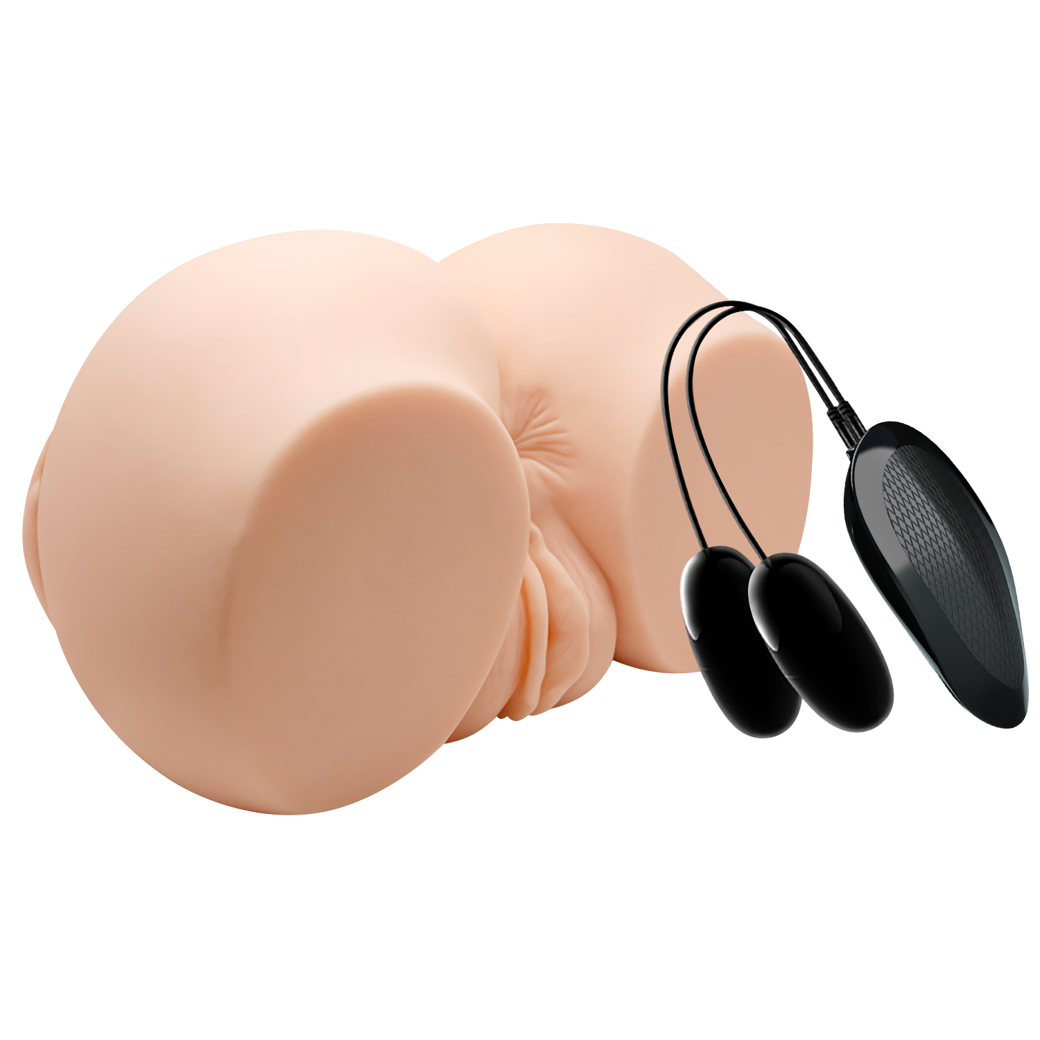 Masturbator Crazy Bull Realistic Vagina&Ass, Multispeed, TPR, Natural, 3.1 kg