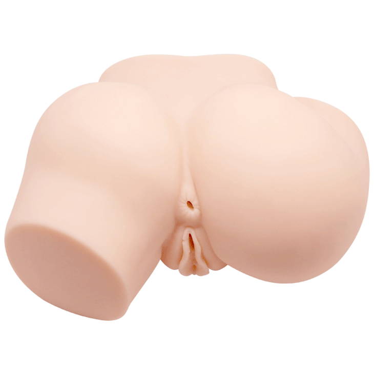 Masturbator Crazy Bull Double Pleasure Pussy&Ass, Multispeed, TPR, Natural, 2.2 kg, #8, Erotic24.ro
