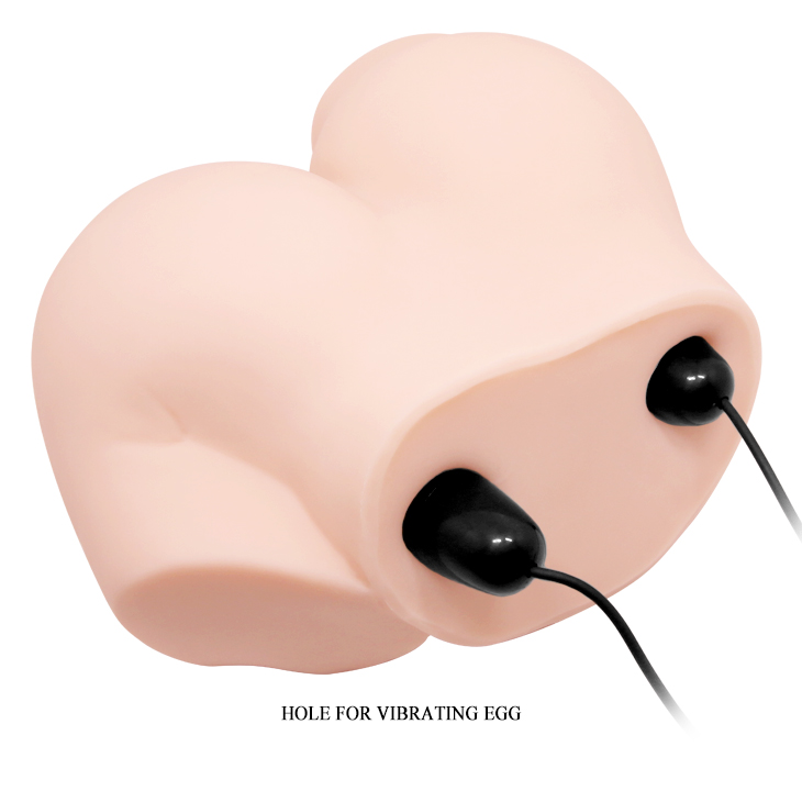 Masturbator Crazy Bull Double Pleasure Pussy&Ass, Multispeed, TPR, Natural, 2.2 kg, #5, Erotic24.ro