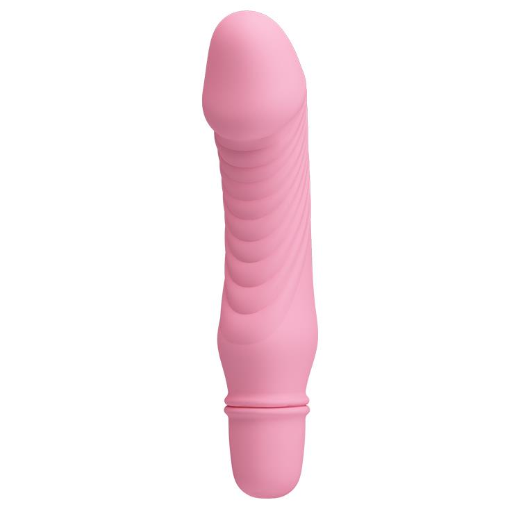 Vibrator Pretty Love Stev, 10 Moduri Vibratii, Silicon, Roz Deschis, 13.5 cm, #2, Erotic24.ro