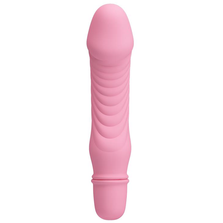 Vibrator Pretty Love Stev, 10 Moduri Vibratii, Silicon, Roz Deschis, 13.5 cm, #3, Erotic24.ro