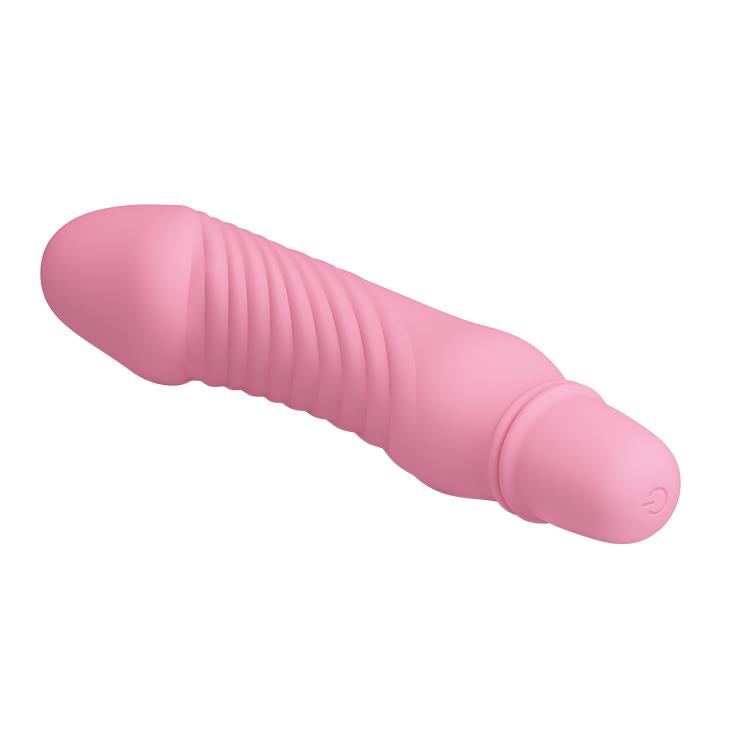 Vibrator Pretty Love Stev, 10 Moduri Vibratii, Silicon, Roz Deschis, 13.5 cm, #4, Erotic24.ro