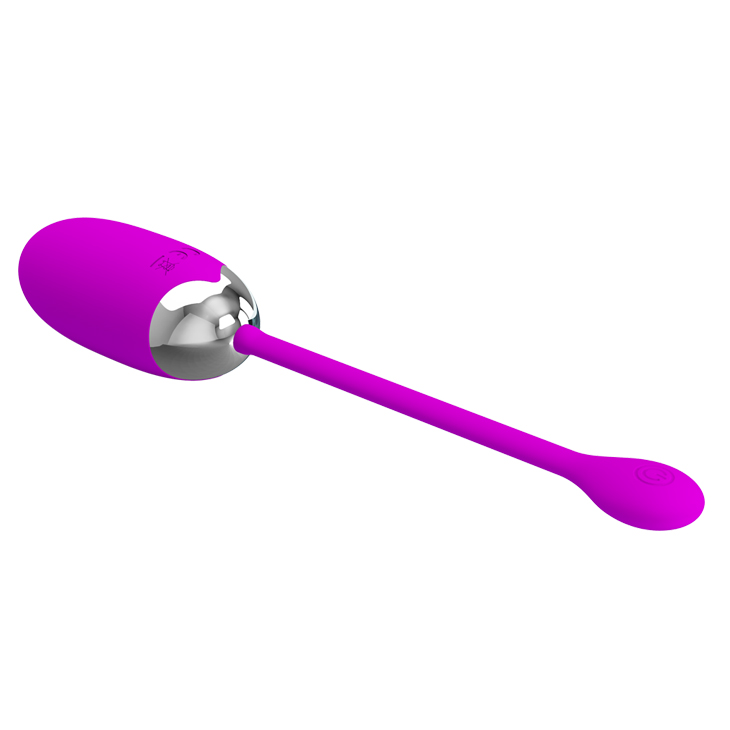 Ou Vibrator Brook 12 Moduri Vibratii, Silicon, USB, Mov, Nr. 3, Erotic24.ro