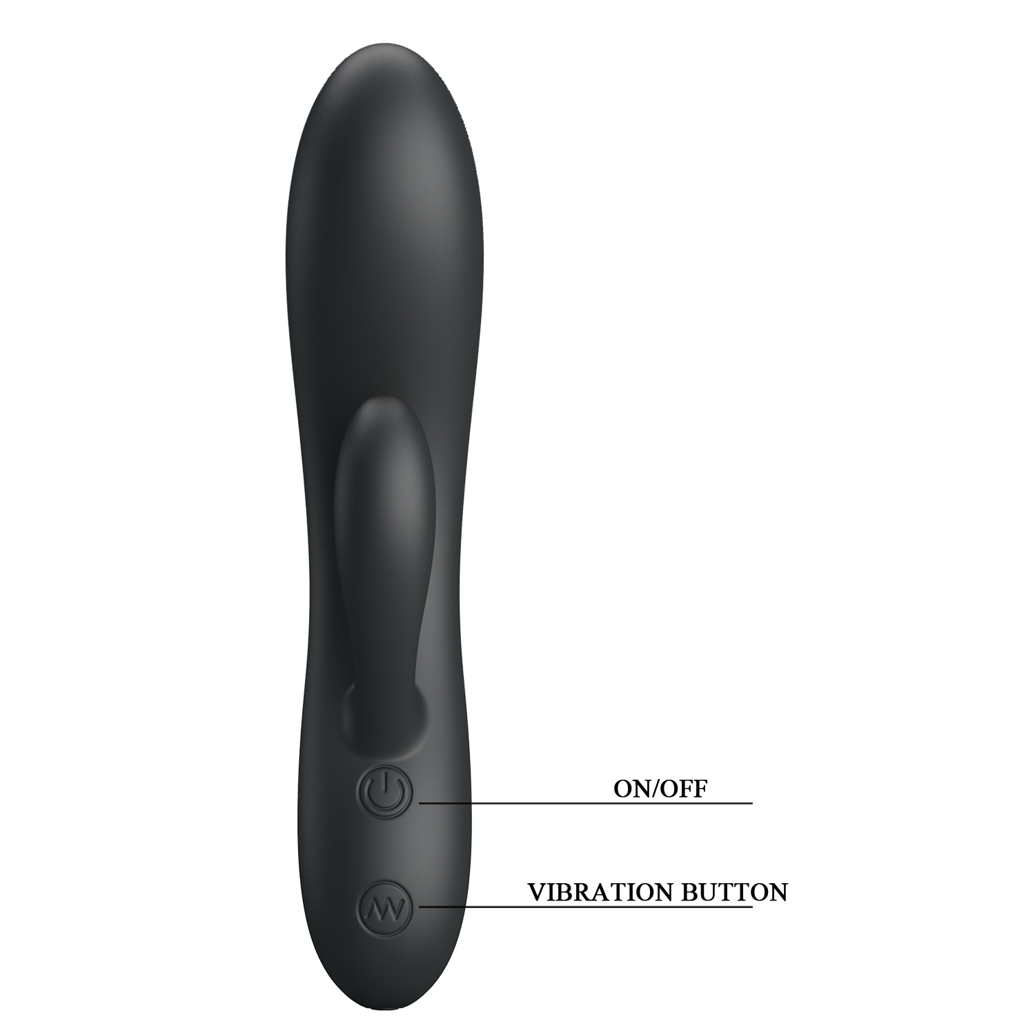 Vibrator Pretty Love Matt, 30 Moduri Vibratii, Silicon, USB, Negru, 16.9 cm, #5, Erotic24.ro