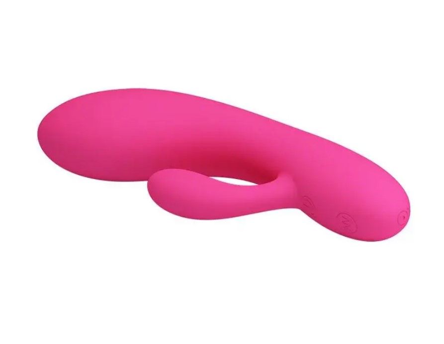 Vibrator Iepuras Ives, 30 Moduri Vibratii, Silicon, USB, Roz, 16.9 cm, Nr. 3, Erotic24.ro