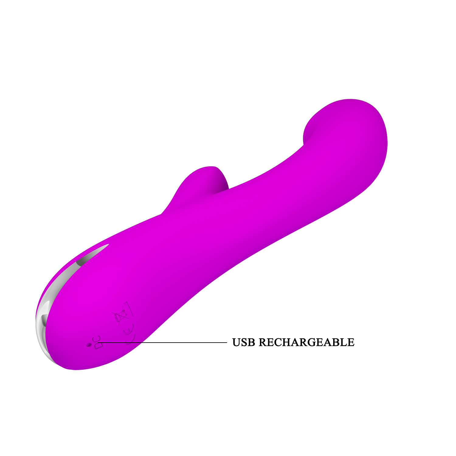 Vibrator Pretty Love Cornelius, 12 Moduri Vibratii, Functie Incalzire, Silicon, Mov, 21.2 cm, #7, Erotic24.ro