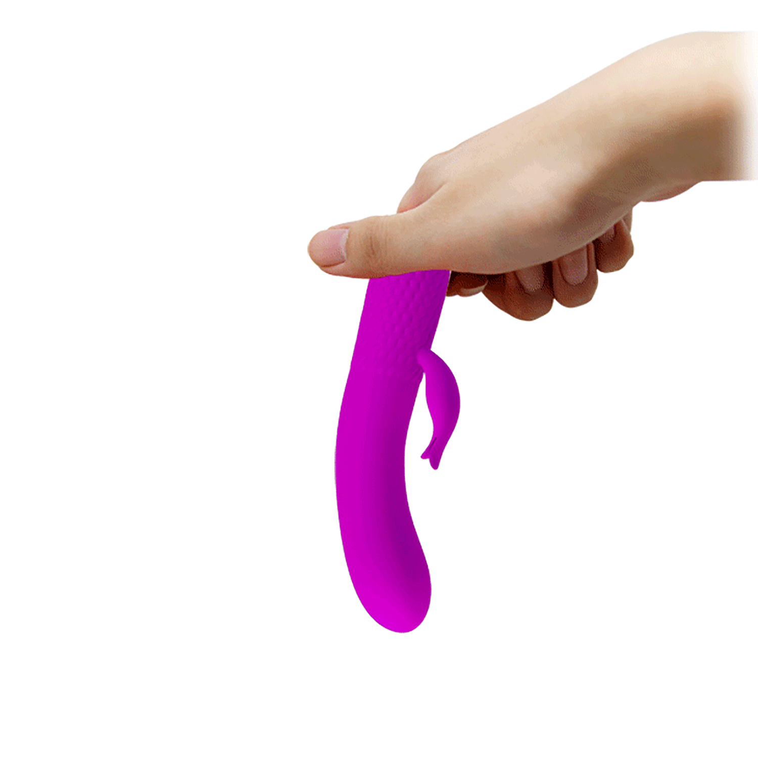 Vibrator Pretty Love Omar, 12 Moduri Vibratii, Silicon, USB, Mov, 15 cm, Nr. 7, Erotic24.ro