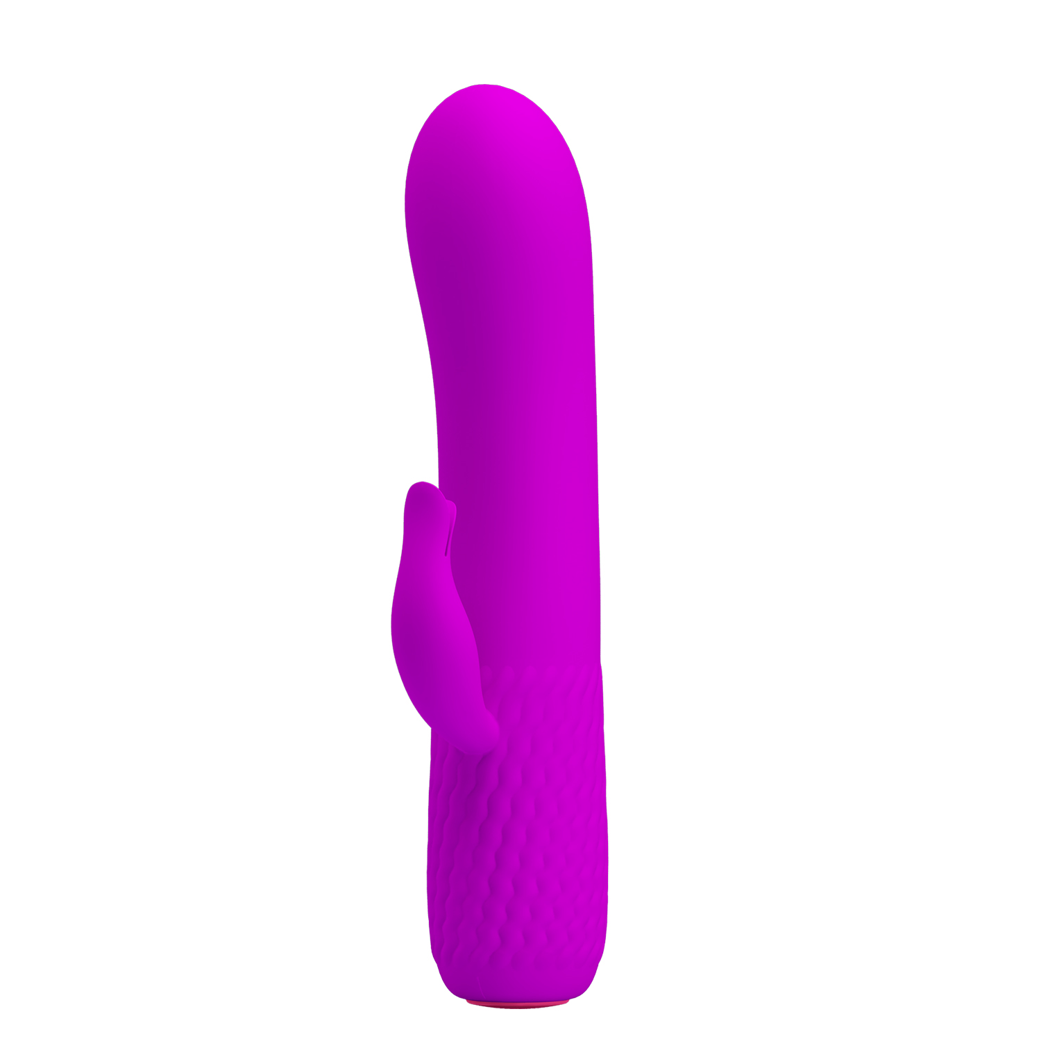 Vibrator Pretty Love Omar, 12 Moduri Vibratii, Silicon, USB, Mov, 15 cm, Nr. 3, Erotic24.ro