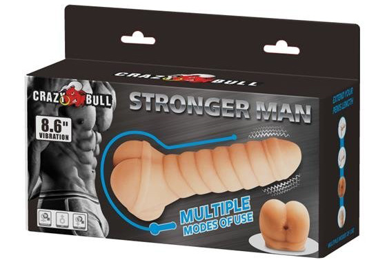 Prelungitor Penis Masturbator Crazy Bull Stronger Man Natural, #6, Erotic24.ro