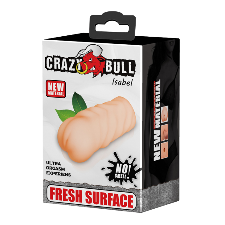 Masturbator Crazy Bull Isabel, TPR, Natural, 13.5 cm, Nr. 6, Erotic24.ro