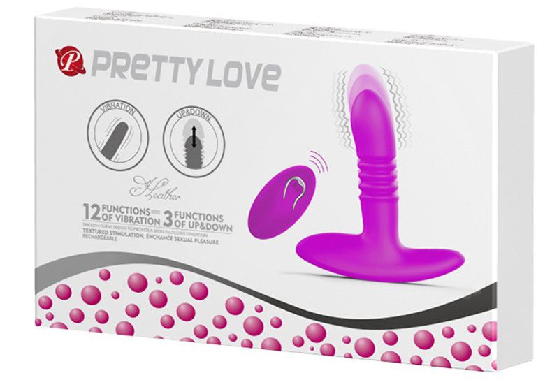 Dop anal stimulator cu telecomanda wireless Pretty Love , Nr. 4, Erotic24.ro