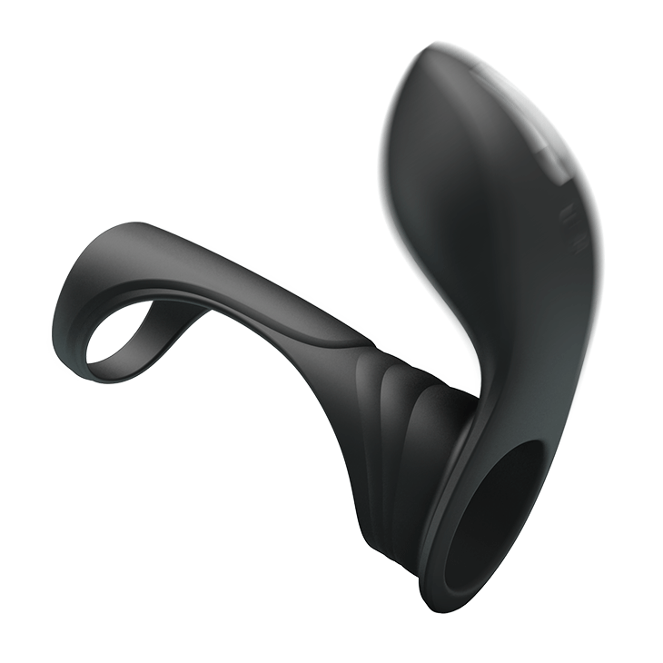 Manson cu Stimulator Penis Sleeve II, 7 Moduri Vibratii, Silicon, USB, Negru, #7, Erotic24.ro