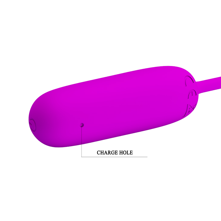 Ou Vibrator Joyce, 12 Moduri Vibratii, Silicon, USB, Mov, 18 cm, #5, Erotic24.ro