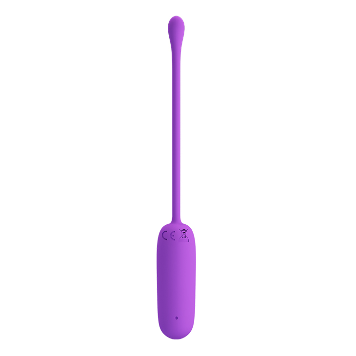 Ou Vibrator Joyce, 12 Moduri Vibratii, Silicon, USB, Violet, 18 cm, Nr. 3, Erotic24.ro
