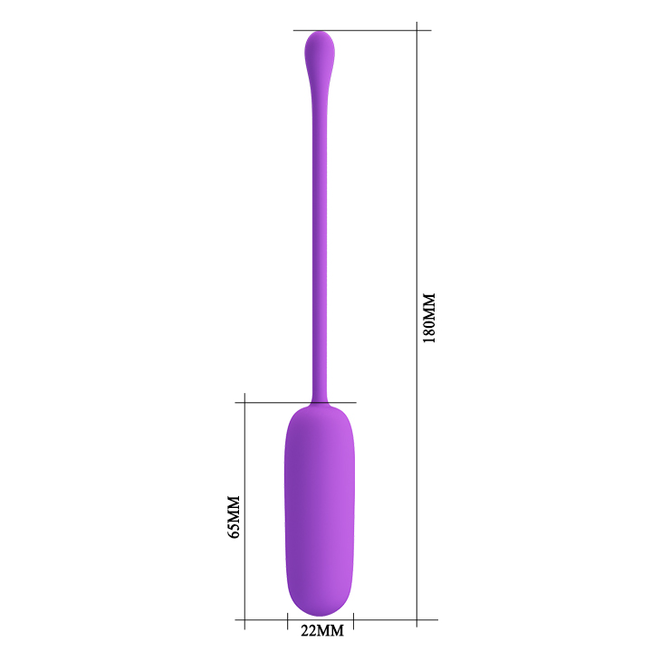 Ou Vibrator Joyce, 12 Moduri Vibratii, Silicon, USB, Violet, 18 cm, Nr. 6, Erotic24.ro