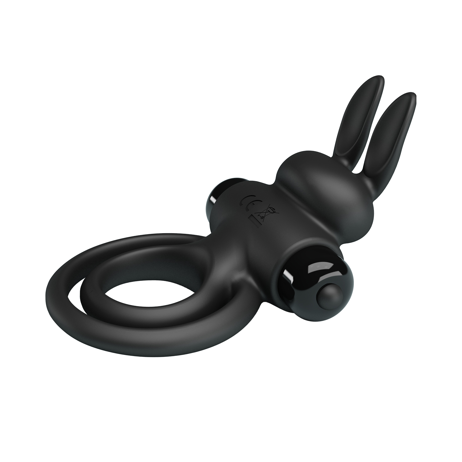 Inel Penis Pretty Love Vibrant Ring III, 10 Moduri Vibratii, Silicon, Negru, #4, Erotic24.ro
