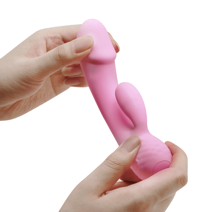 Vibrator Pretty Love Ron, 12 Moduri Vibratii, Silicon Super Soft, Roz, 17.5 cm, #8, Erotic24.ro