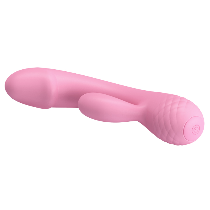 Vibrator Pretty Love Ron, 12 Moduri Vibratii, Silicon Super Soft, Roz, 17.5 cm, #4, Erotic24.ro