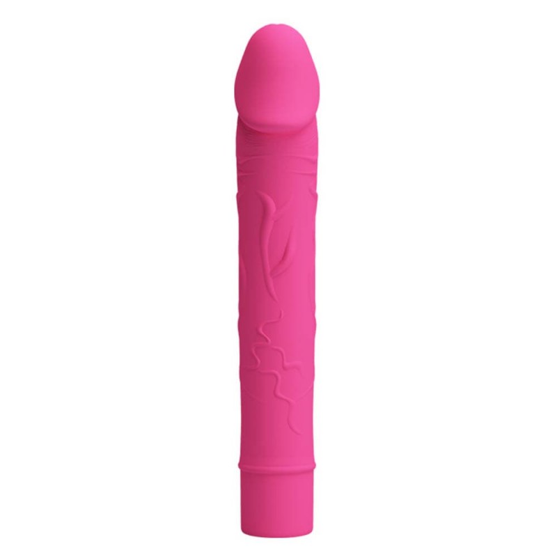 Vibrator Vic 10 Moduri Vibratii Silicon Roz 15.2 cm, #2, Erotic24.ro
