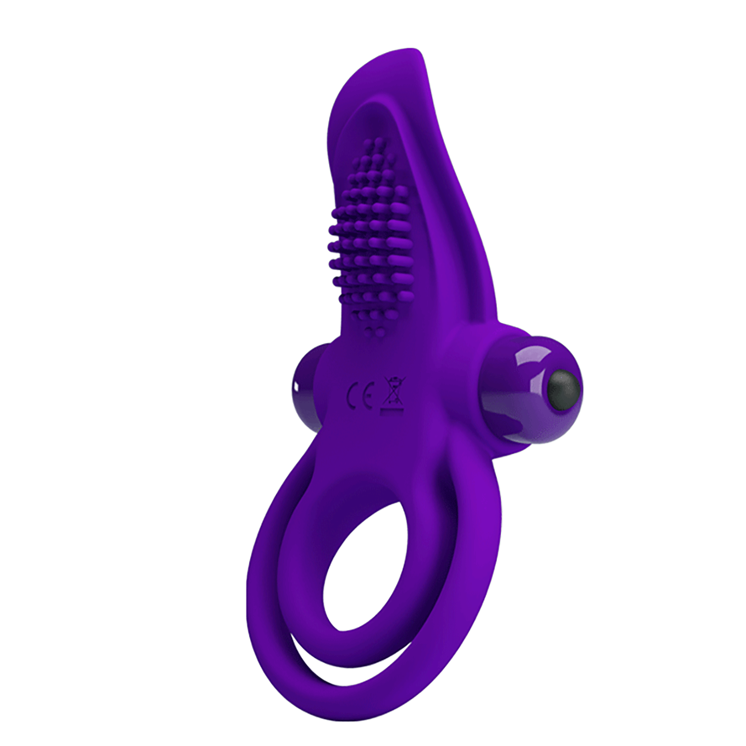 Inel Penis Pretty Love Vibrant Ring, 10 Moduri Vibratii, Silicon, Violet, #6, Erotic24.ro