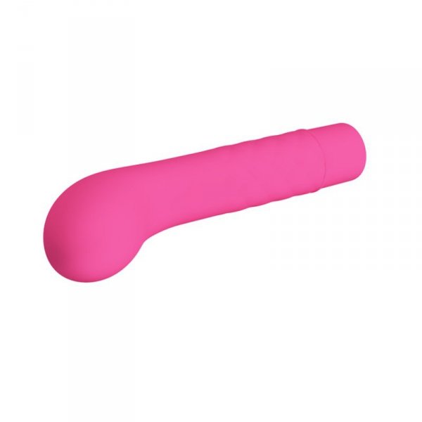 Vibrator Punctul G Atlas, 10 Moduri Vibratii, Silicon, Roz, 14 cm, #3, Erotic24.ro
