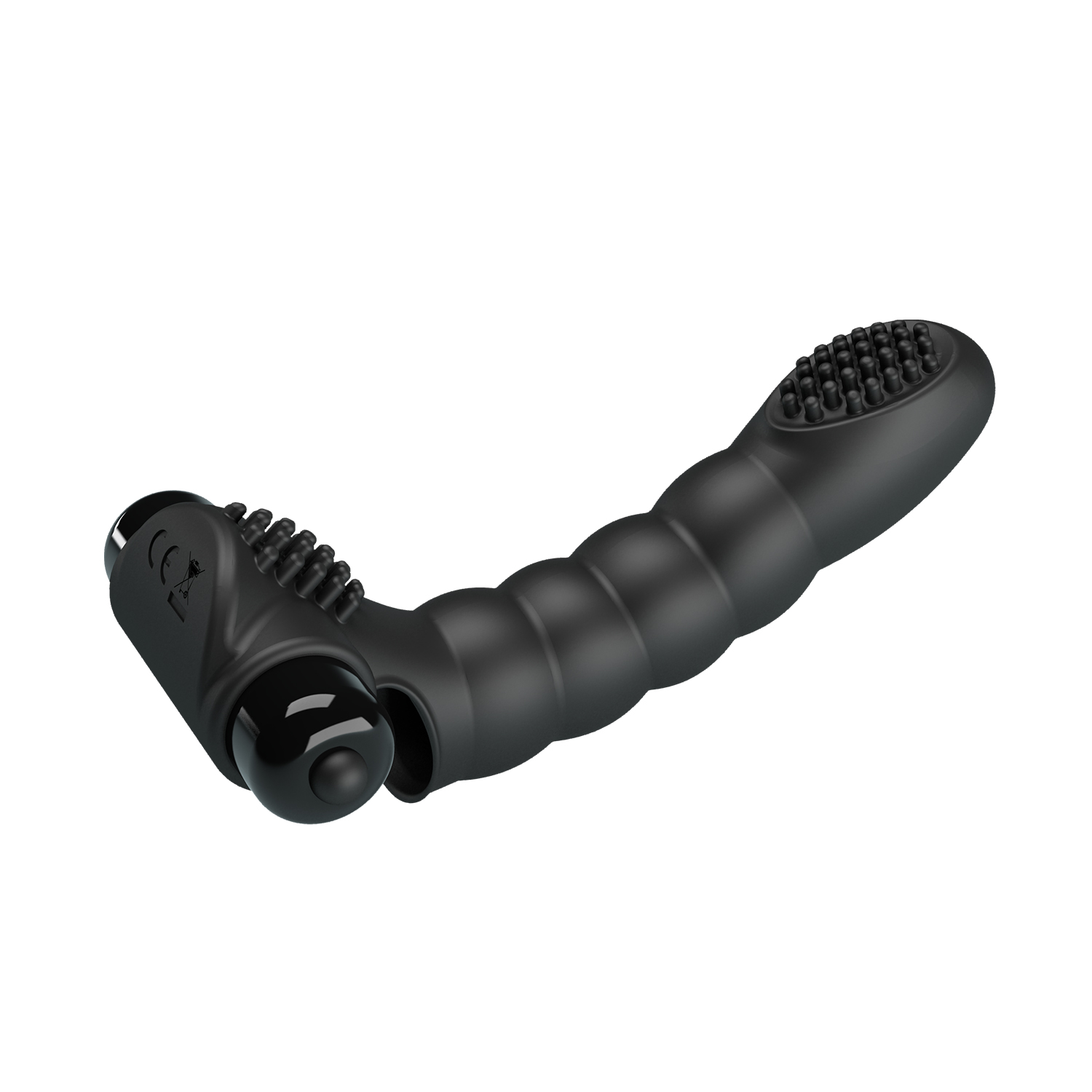 Vibrator Deget Alexander, 10 Functii Vibratii, Silicon, Negru, 13 cm, #5, Erotic24.ro