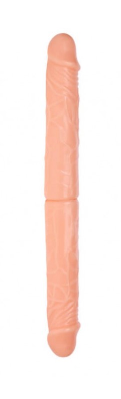 Dildo Dublu Bendable Natural 37 cm, #3, Erotic24.ro