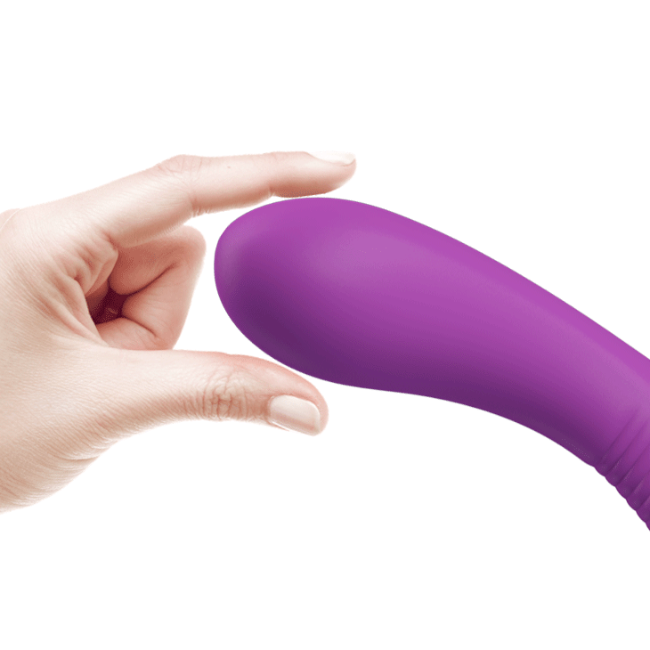 Vibrator Pretty Love Grace, 12 Moduri Vibratii, Silicon Super Soft, Mov, 16.5 cm, #5, Erotic24.ro
