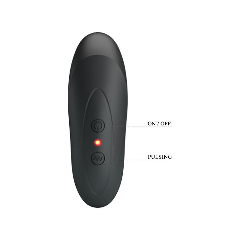 Stimulator Anal Archenemy 12 Moduri Vibratii, Silicon, USB, Negru, 12.1 cm, #5, Erotic24.ro