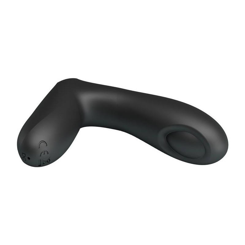 Stimulator Anal Archenemy 12 Moduri Vibratii, Silicon, USB, Negru, 12.1 cm, #3, Erotic24.ro